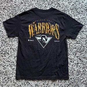Mitchell & Ness Hardwood Classics Black T-Shirt Golden State Warriors NBA Small